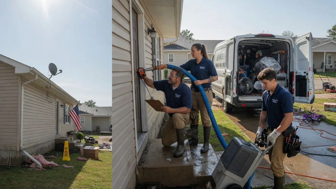 Ceiling Water Damage Restoration in Hazel, SD near me